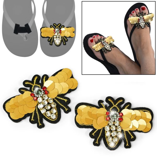 flipping-bling-women-flip-flops-sandals-black-gold-bees