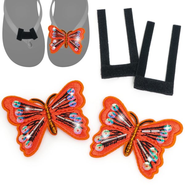 Flipping-Bling-Tangerina-Orange-Butterflies-butterfly-blinged-out-flip-flops-ladies-blinged-flip-flops