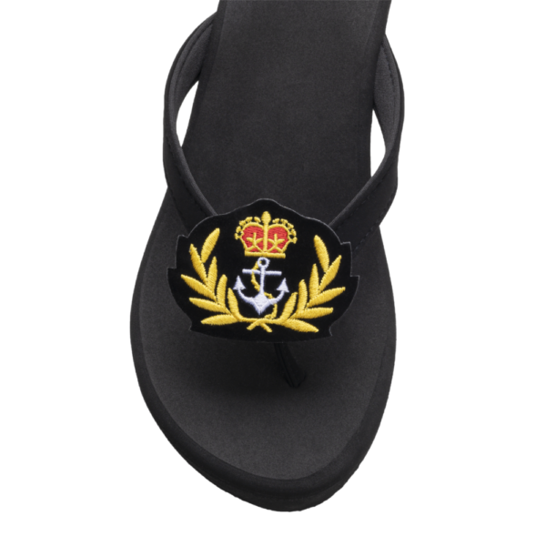Flipping-Bling-flip-flops-crown-oak-leaves-anchor-nautical-military