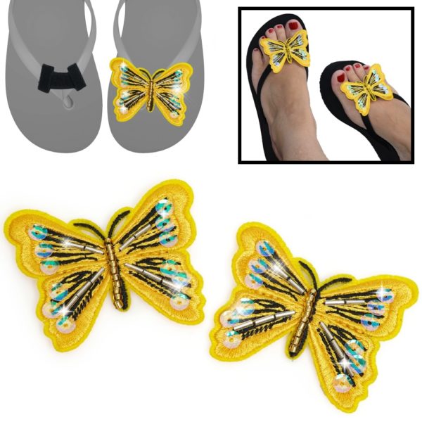 flipping-bling-flip-flops-butterfly-butterflies-yellow