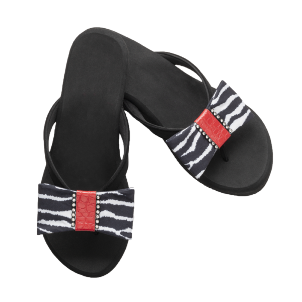 Flipping-Bling-Flip-Flops-Animal-Print-black-white-red-rhinestones