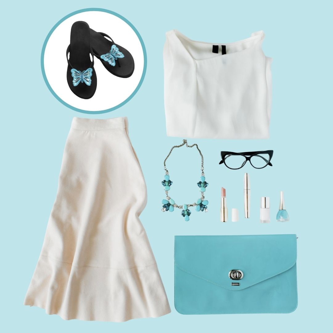 turquoise outfit ideas accessories flipping bling (Instagram Post) (1)