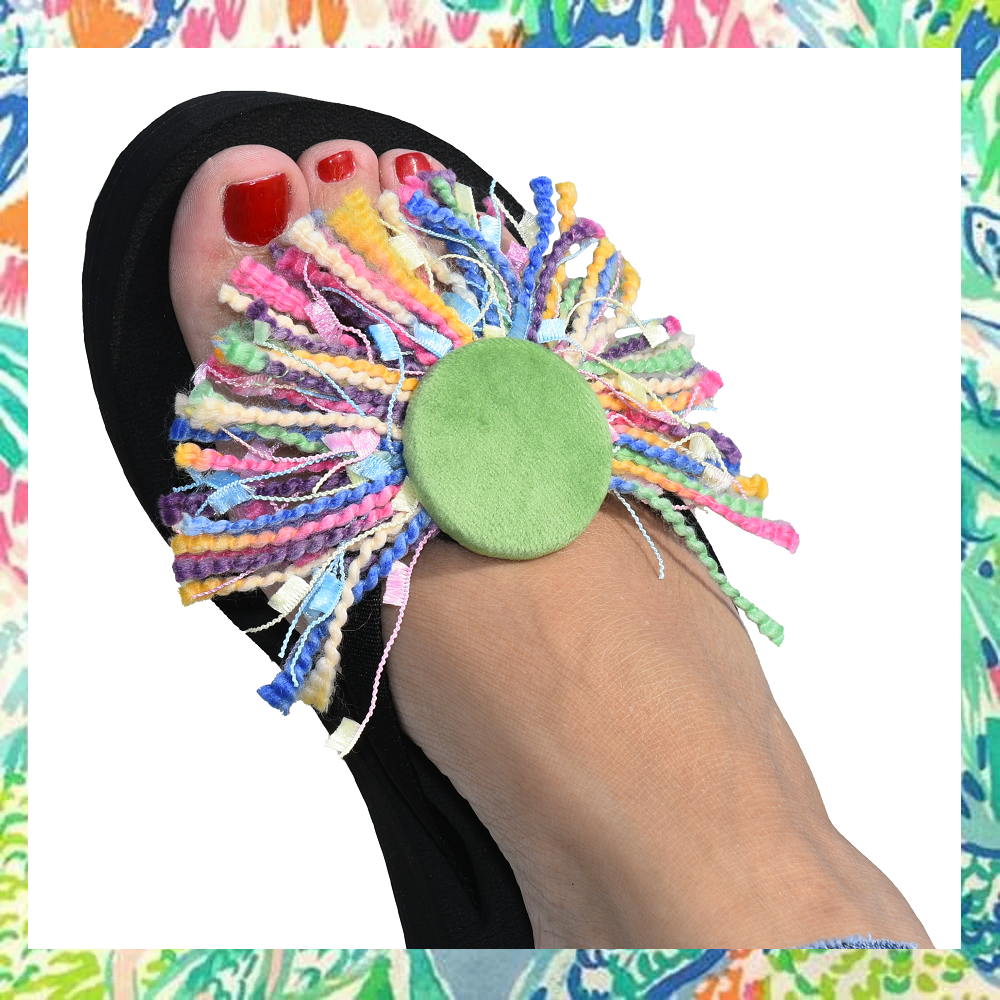 Women-shoe-clip-on-decoration-Flipping-Bling